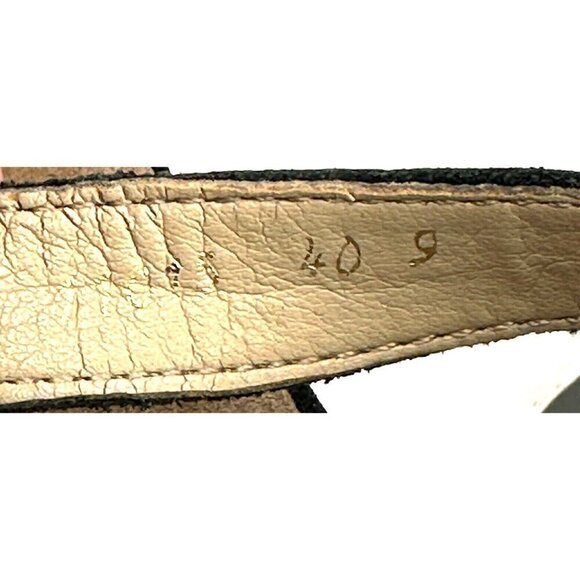 Romika Leather Sandals Slingback Summer Strappy Shoes Black Women Sz 40 US 9/9.5 - Picture 12 of 14